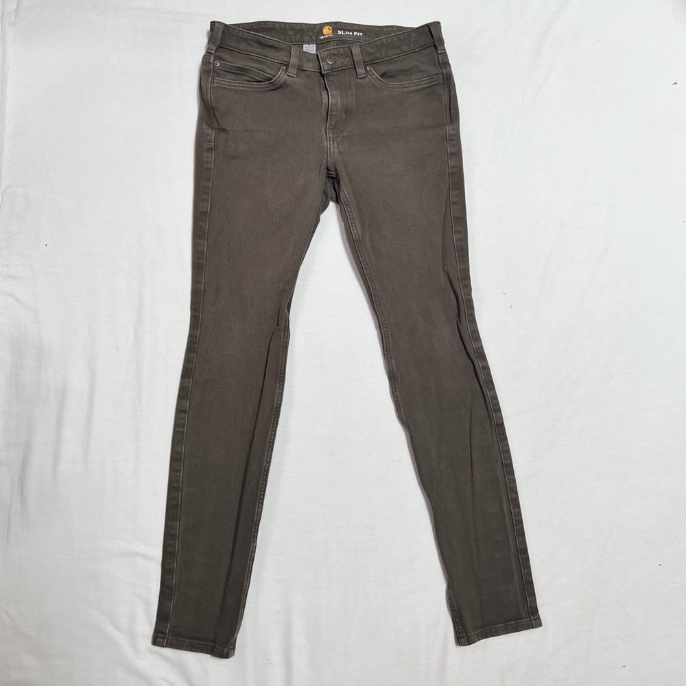 Carhartt Brown Slim Fit Jeans